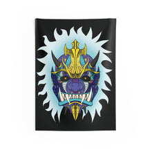 Load image into Gallery viewer, Blue Spirit Oni Wall Tapestry
