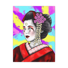 Load image into Gallery viewer, Cyber Geisha Canvas Wrap
