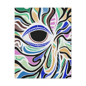 Invert Ethereal Eye Canvas Wrap