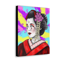 Load image into Gallery viewer, Cyber Geisha Canvas Wrap
