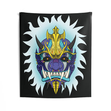 Load image into Gallery viewer, Blue Spirit Oni Wall Tapestry
