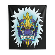 Load image into Gallery viewer, Blue Spirit Oni Wall Tapestry
