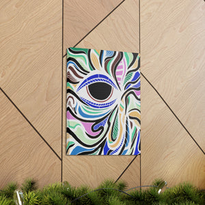 Invert Ethereal Eye Canvas Wrap