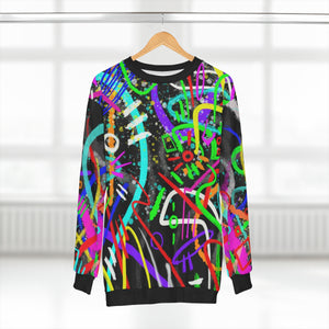 Neon Abstract Sweatshirt