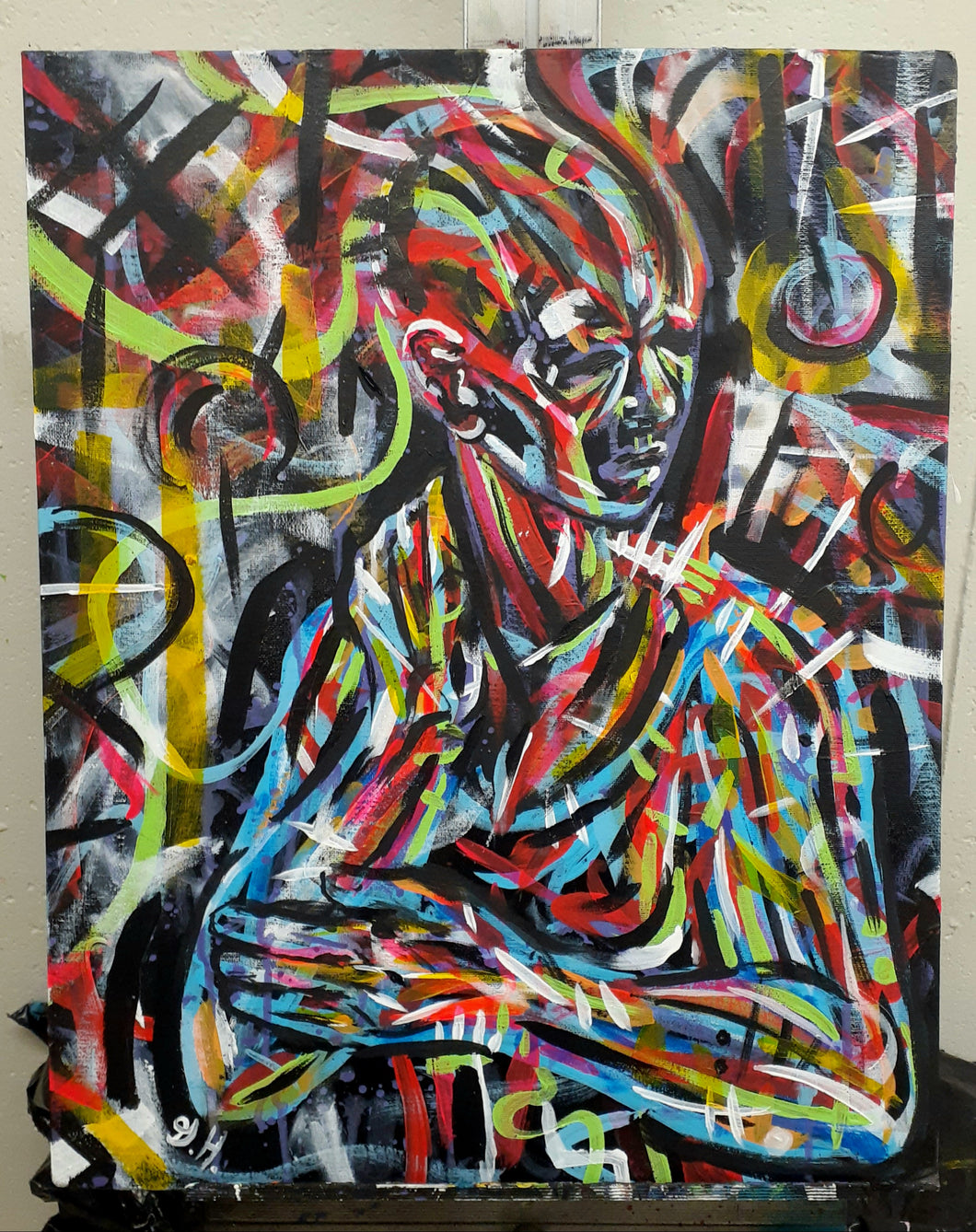 Mixed Energies Acrylic Original 16 x 20