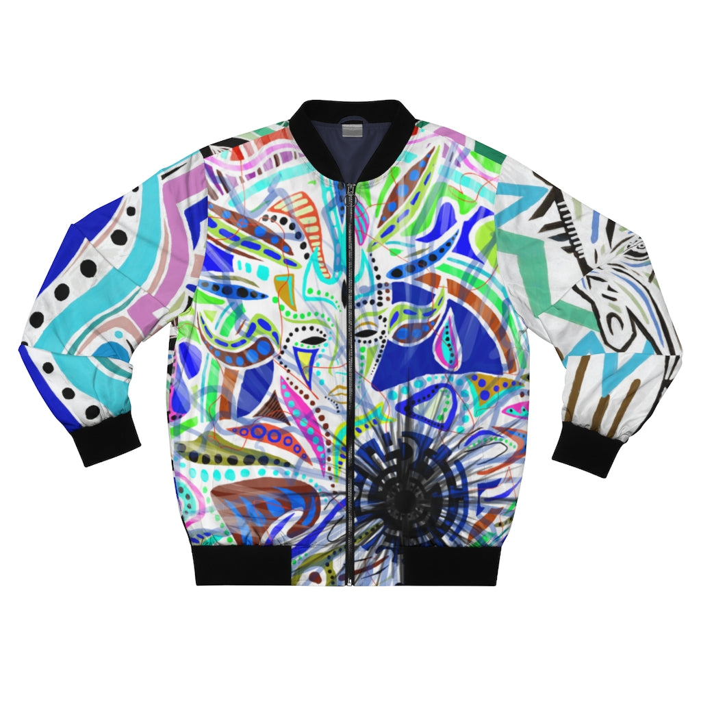 Invert Mash up Bomber Jacket