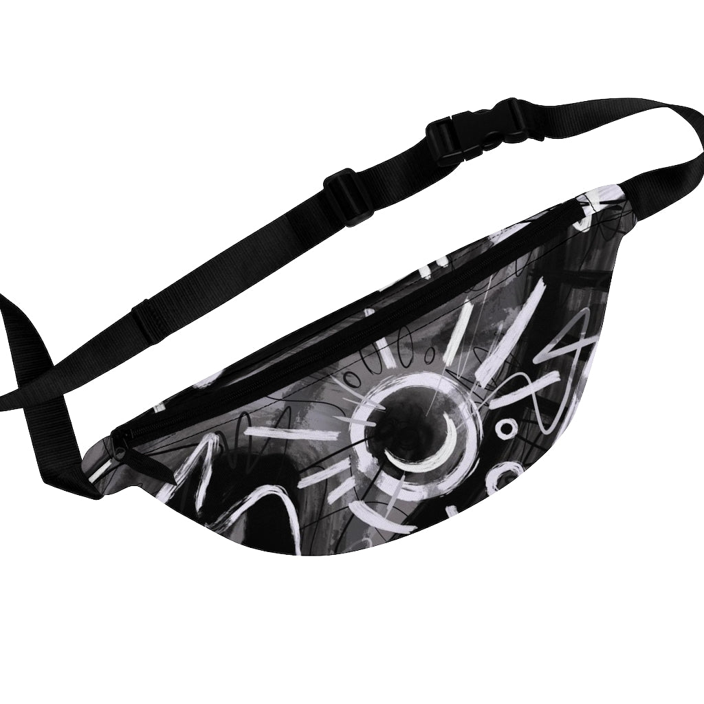 Grey Thrash Waist Bag