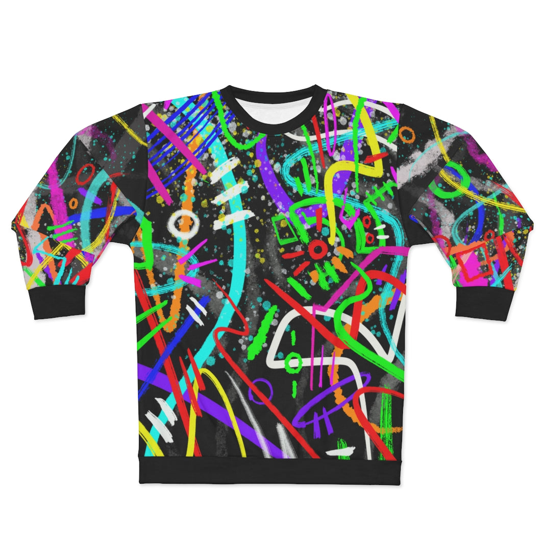 Neon Abstract Sweatshirt