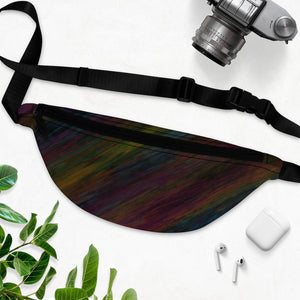 Rainbow Wave Waist Bag