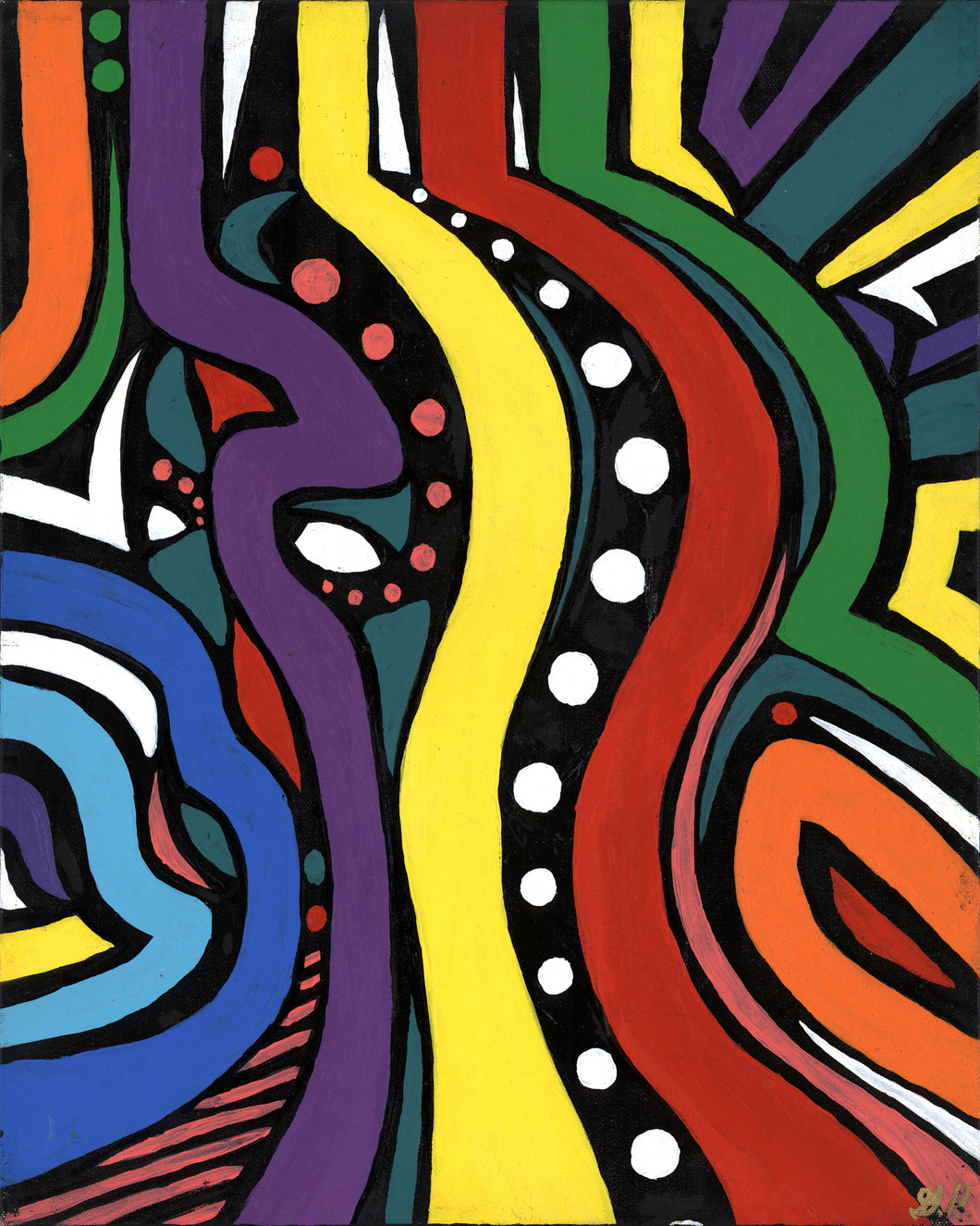 Lost in Color Acrylic Original 20 x 16